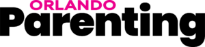 Logo for Orlando Parenting Magazine, featuring a modern design with clean lines and text in black containing the word 'ORLANDO' in smaller font in the color pink and the word 'Parenting' in a larger font, with ORLANDO centered between the 'P' and the 't' in Parenting. The Orlando Parenting Magazine logo represents the family-orientated monthly magazine and publication Orlando Parenting Magazine that has provided a subscription print magazine, resources and information for parents in the Orlando and surrounding central Florida area since 2023. Orlando Parenting Magazine is part of the Hooray Media Group at https://hooray.media